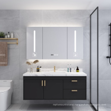 2021 Most Popular Design Three Doors Stainless Steel Bathroom Mirror Cabinet LED Mirror Cabinet YMT-X80